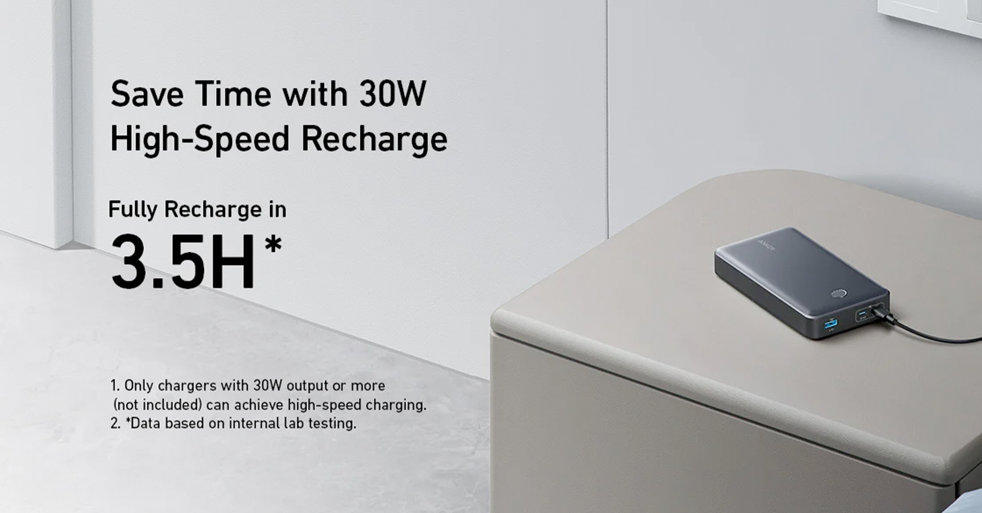 پاوربانک 24000 انکر مدل - 537 (PowerCore 24K با قابلیت شارژ لپ‌تاپ)