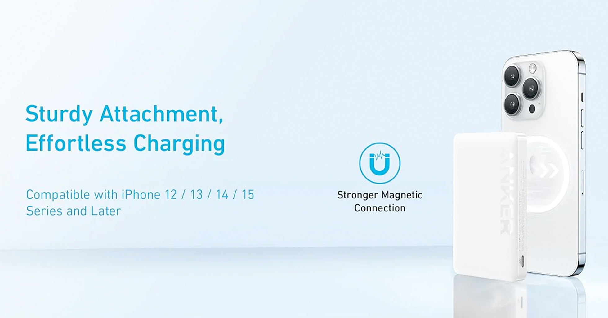 Anker 334 MagGo Power Bank 10K PowerCore Magnetic Battery