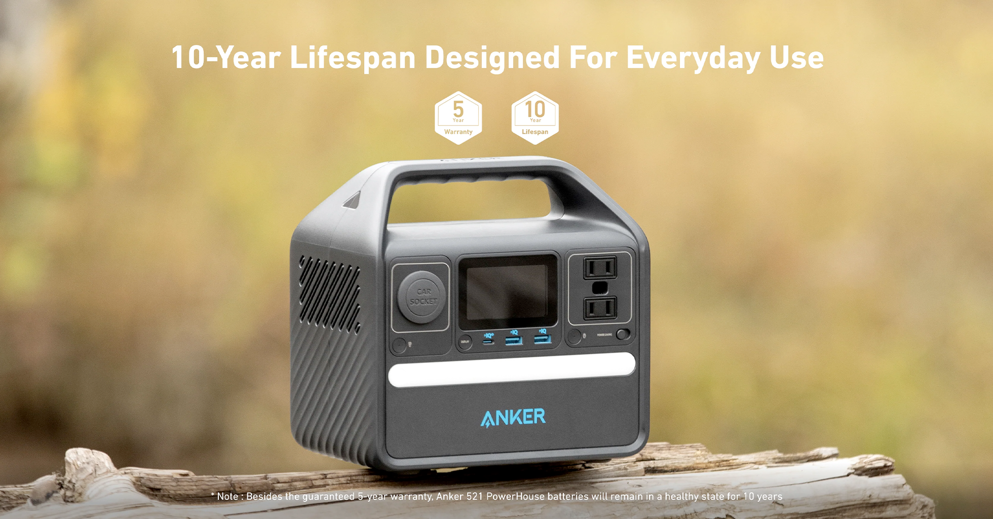 Anker Portable PowerStation 521 200W - PowerHouse Series 5