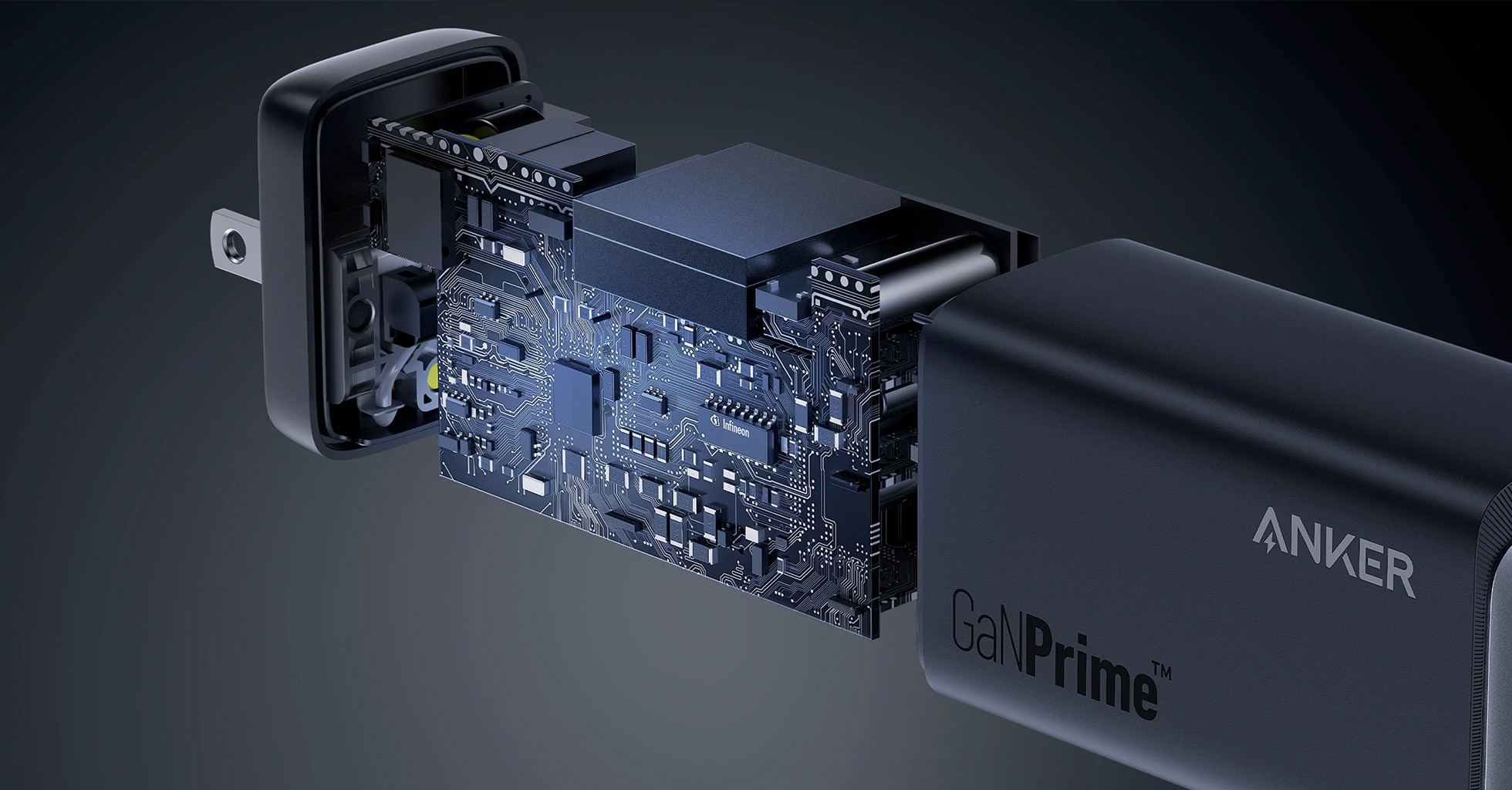 شارژر دیواری 120 وات انکر مدل - 737 GaNPrime