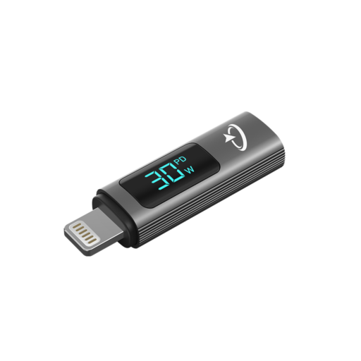 Goaltage ADP05 QuickSync Pro USB-C to Lightning Charging Adapter Goaltage ADP05 QuickSync Pro USB-C to Lightning Charging Adapter with Digital Display, Compact Design, Wide Compatibility, High-Speed Data Transfer and Fast-Charging Functionality GT-ADP05-CTL