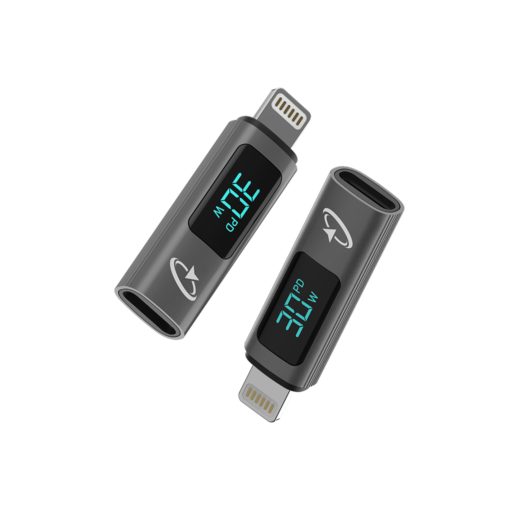 Goaltage ADP05 QuickSync Pro USB-C to Lightning Charging Adapter Goaltage ADP05 QuickSync Pro USB-C to Lightning Charging Adapter with Digital Display, Compact Design, Wide Compatibility, High-Speed Data Transfer and Fast-Charging Functionality GT-ADP05-CTL