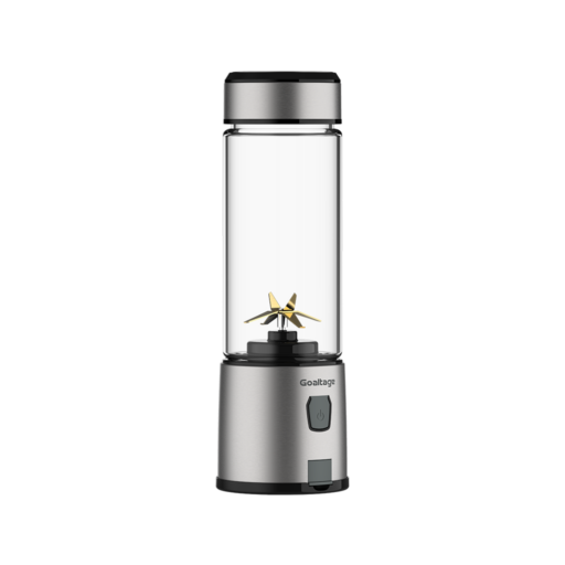 Goaltage BLND01 BlendMaster Portable Blender Goaltage BLND01 BlendMaster Portable Blender with Powerful Ice-Crushing Blades, Rechargeable Battery, Shock Resistant Glass and Self-Cleaning Functionality GT-BLND01-126W