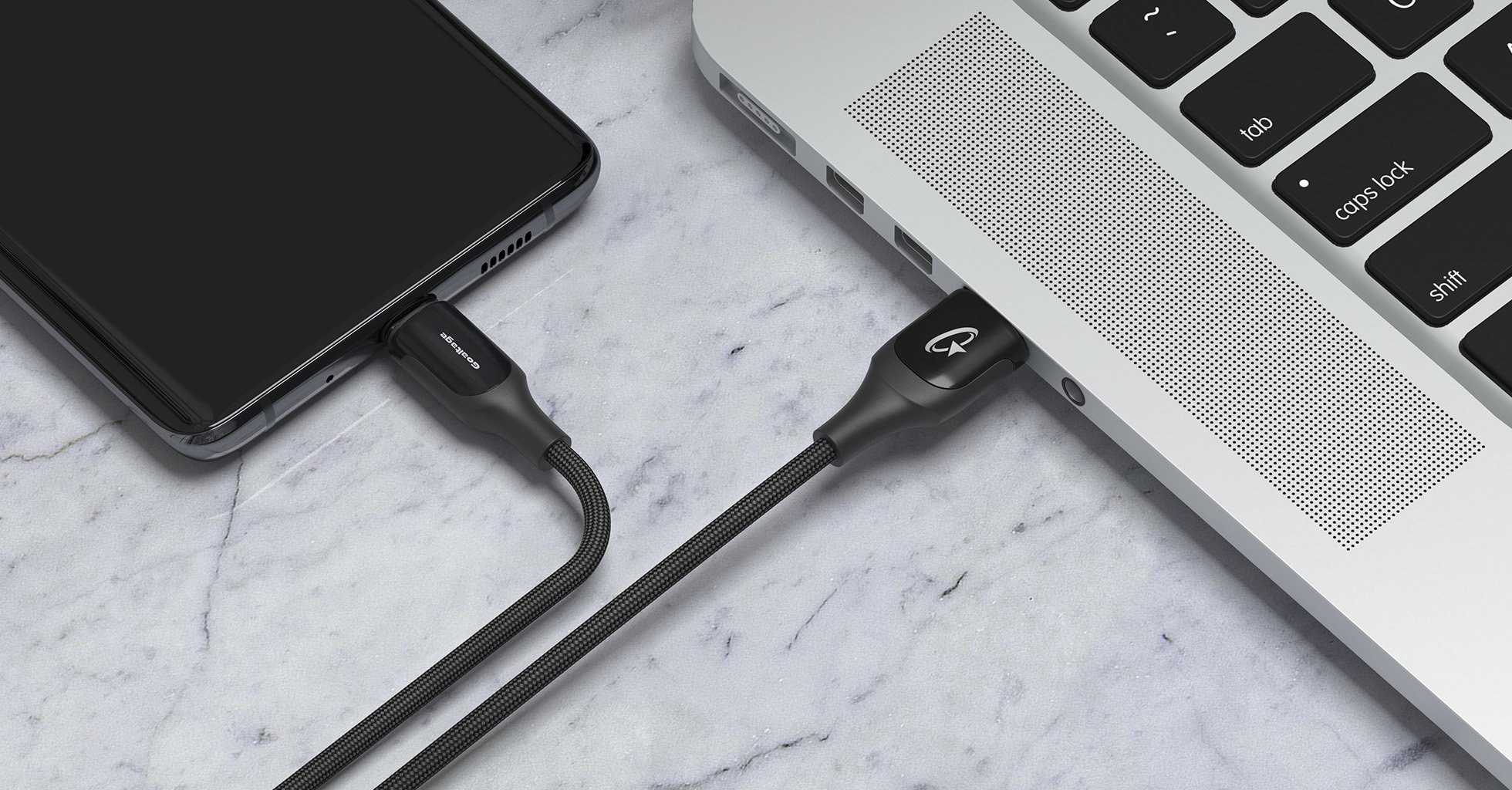 Goaltage CA01 USB-A to USB-C Charging Cable with HighSpeed Certified USB and Data Transfer Functionality