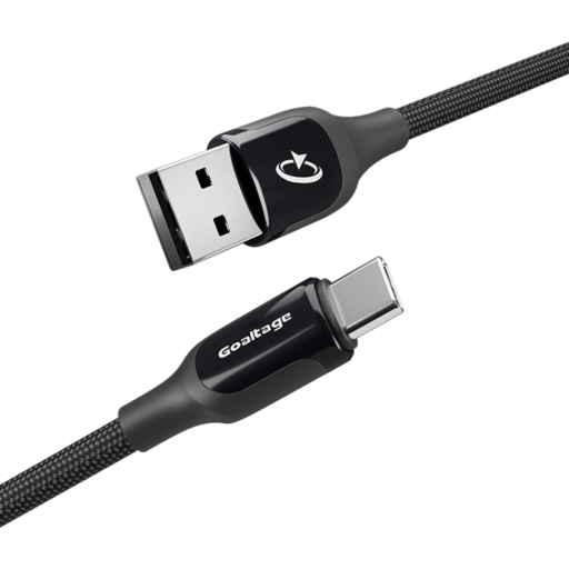 Goaltage CA01 USB-A to USB-C Charging Cable Goaltage CA01 USB-A to USB-C Charging Cable with HighSpeed Certified USB and Data Transfer Functionality GT-CA01-ATC120CM