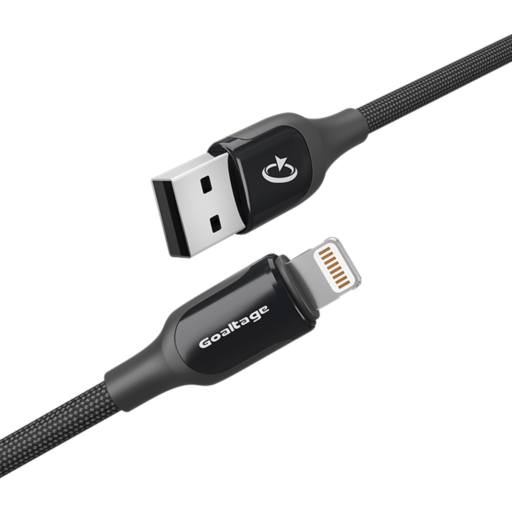 Goaltage CA01 USB-A to Lightning Charging Cable Goaltage CA01 USB-A to Lightning Charging Cable with HighSpeed Certified USB and Data Transfer Functionality GT-CA01-ATL120CM