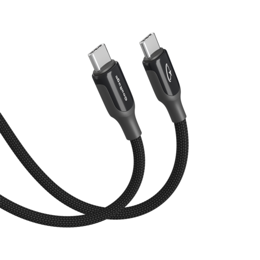 Goaltage CA01 USB-C to USB-C Super-Fast Charging Cable Goaltage CA01 USB-C to USB-C Super-Fast Charging Cable with E-Marker Chip and 480Mbps Data Transfer Functionality GT-CA01-CTC120CM