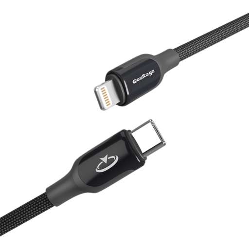 Goaltage CA01 USB-C to Lightning Fast Charging Cable Goaltage CA01 USB-C to Lightning Fast Charging Cable with E-Marker Chip and 480Mbps Data Transfer Functionality GT-CA01-CTL120CM