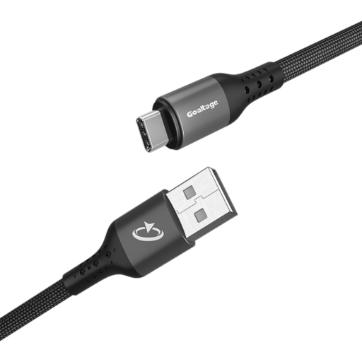 Goaltage CA02 USB-A to USB-C Charging Cable Goaltage CA02 USB-A to USB-C Charging Cable with 30K+ Bend Life Span and Data Transfer Functionality GT-CA02-ATC120CM