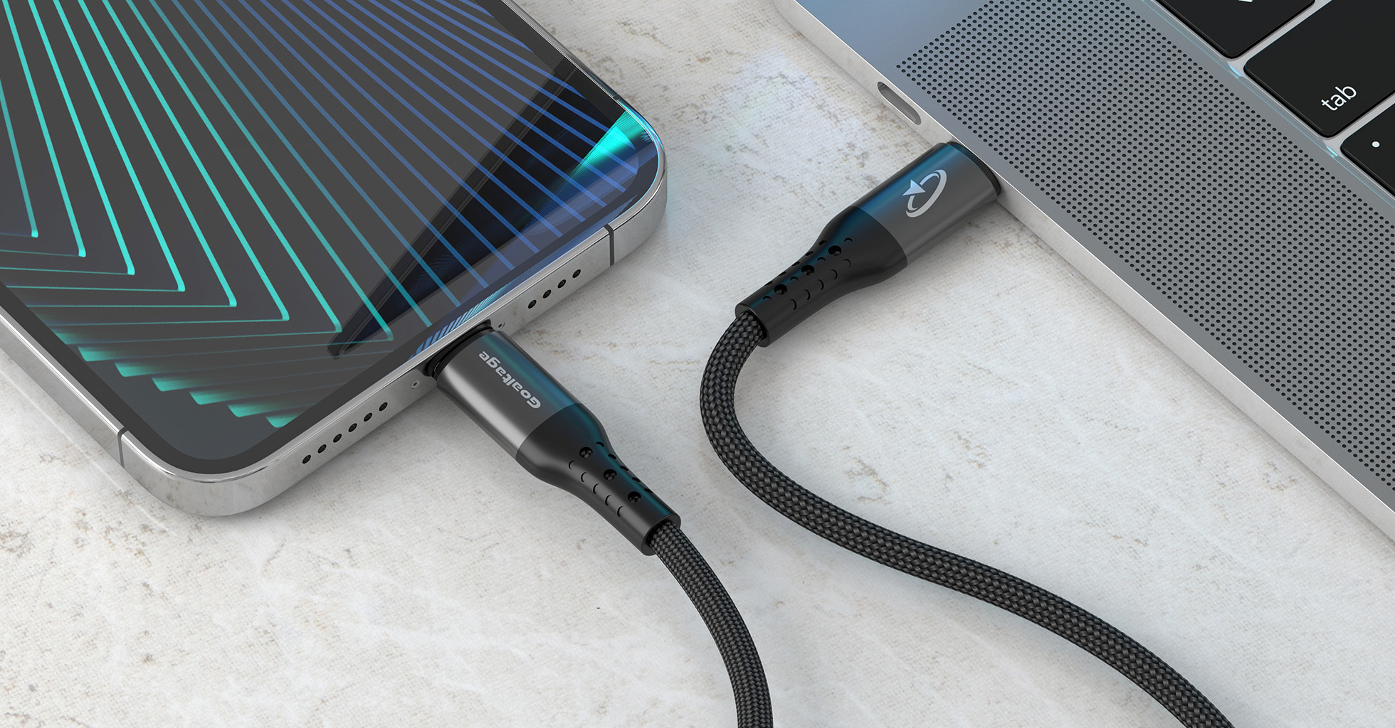 Goaltage CA02 USB-C to Lightning Fast Charging Cable with E-Marker Chip and 480Mbps Data Transfer Functionality
