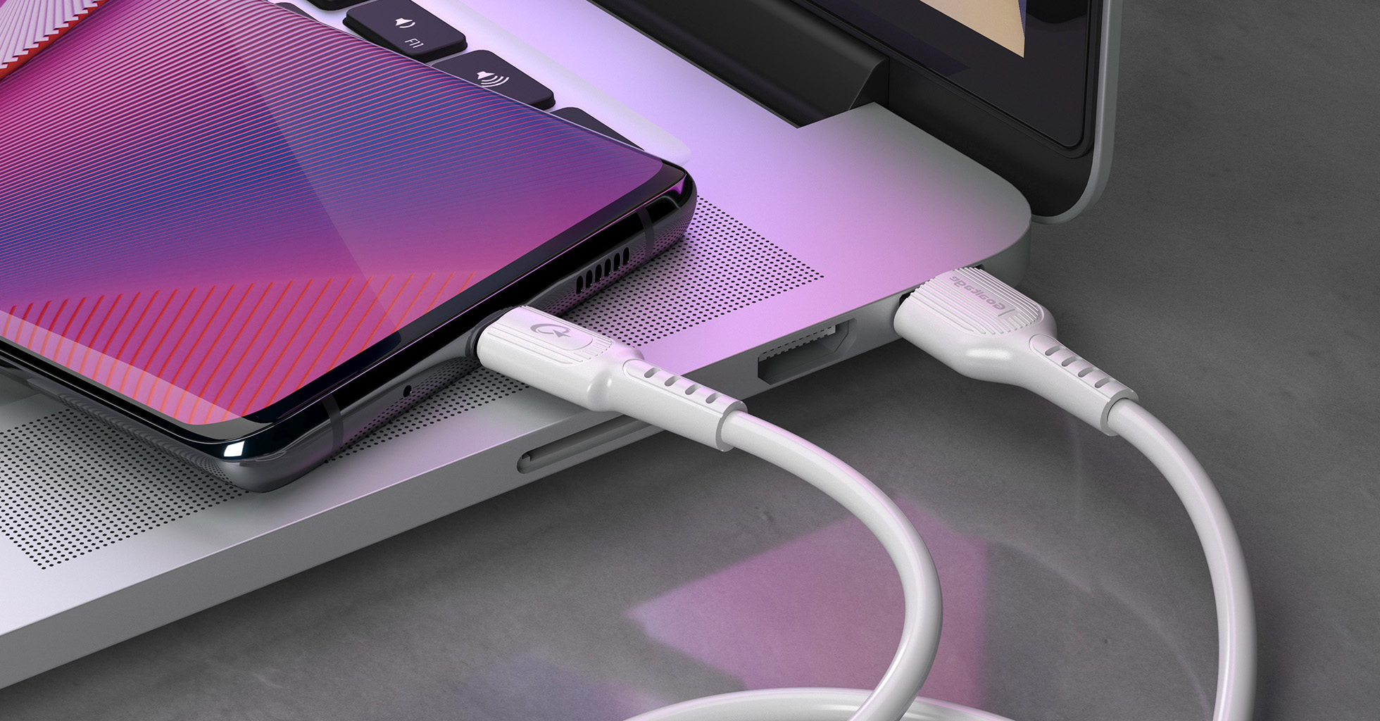 Goaltage CA03 USB-A to Micro-USB Charging Cable with Great Bending LifeSpan and Data Transfer Functionality