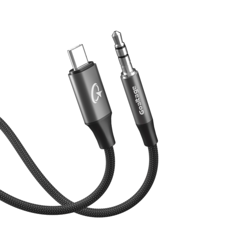 Goaltage CA04 3.5 mm Audio to USB-C Audio Cable Goaltage CA04 3.5 mm Audio to USB-C Audio Cable with Great Bending LifeSpan and Audio Connector Functionality GT-CA04-ATC120CM