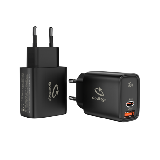 Goaltage CH01 33W Wall Charger Goaltage CH01 33W Wall Charger with Safety Protection and Dual-Port Functionality