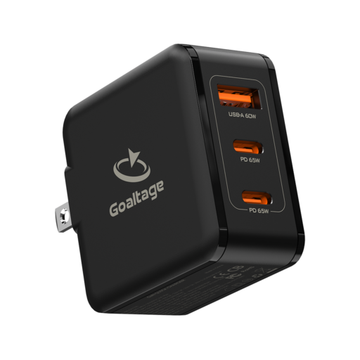 Goaltage CH02 Super-Fast 65W GaN Wall Charger Goaltage CH02 Super-Fast 65W GaN Wall Charger with Safety Protection and Multi-Port Functionality GT-CH02-65WGAN
