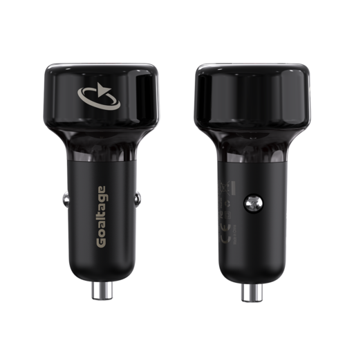 Goaltage CH04 Super-Fast 65W GaN Car Charger Goaltage CH04 Super-Fast 65W GaN Car Charger with Voltage Display, Safety Protection and Dual-Port Functionality GT-CH04-65WGAN