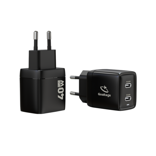 Goaltage CH05 Super-Fast 40W GaN Wall Charger Goaltage CH05 Super-Fast 40W GaN Wall Charger with Safety Protection and Dual-Port Functionality