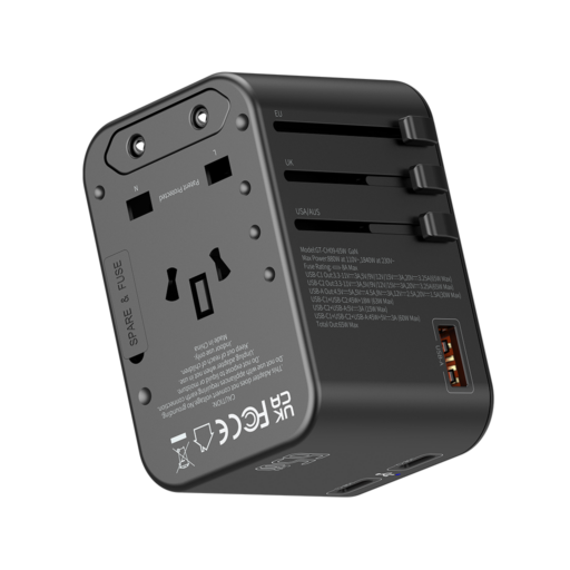 Goaltage CH09 65W GaN Wall Charger Goaltage CH09 65W GaN Wall Charger with Safety Protection and Multi-Port Functionality GT-CH09-65WGAN
