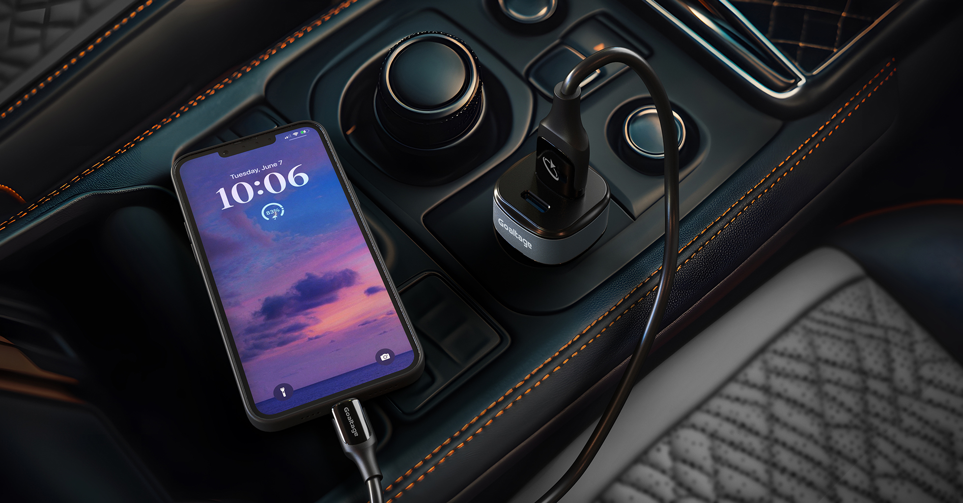 Goaltage PowerDrive Dual Port Car Charger - CH11