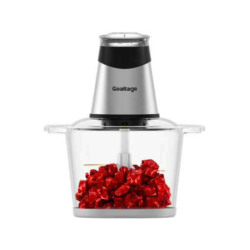Goaltage CHP01 MultiChop Food Processor Goaltage CHP01 MultiChop Food Processor including Titanium Blades, Dual-Speed Adjustments with High Capacity and Multi Functionality GT-CHP01-400W