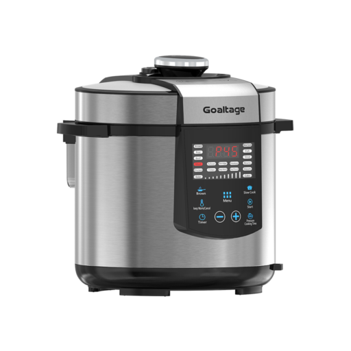 Goaltage CKR01 CulinaryPro 1000W Multi-Cooker Goaltage CKR01 CulinaryPro 1000W Multi-Cooker with 18 Built-In Presets, Adjustable Timer, Ideal Capacity and Advanced IMD Control Panel GT-CKR01