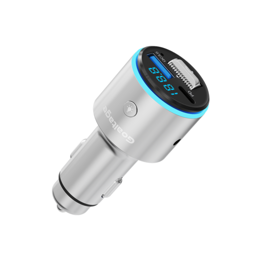 Goaltage FMTR01 PowerTune Bluetooth FM Transmitter Goaltage FMTR01 PowerTune Bluetooth FM Transmitter with Multi-Format Support, Safety Protection, Fast Charging, Hands-Free Calling and Wide Compatibility GT-FMTR01-48W