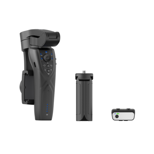 Goaltage GMB01 ProMotion Gimbal Stabilizer Goaltage GMB01 ProMotion Gimbal Stabilizer with Gesture Control, 3-Axis Stabilization, AI Face Detection, Wide Compatibility and Foldable Design GT-GMB01