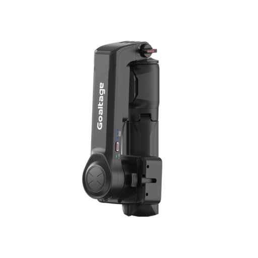 Goaltage GMB02 FlexShot Gimbal Stabilizer Goaltage GMB02 FlexShot Gimbal Stabilizer with Built-in Tripod, 2-Axis Stabilization, Remote Control, Wide Compatibility and Foldable Design GT-GMB02