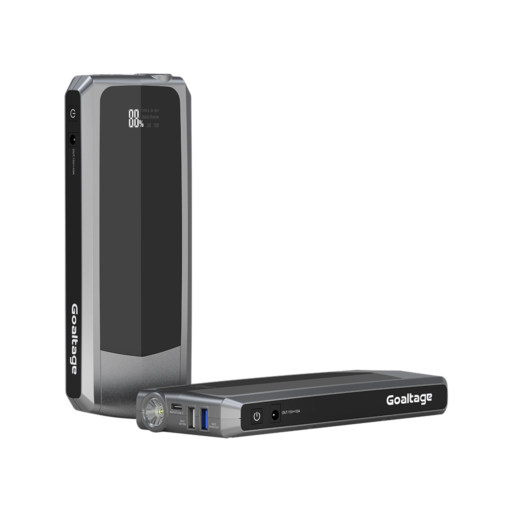 Goaltage JS01 RapidBoost 16Ah Jump Starter Goaltage JS01 RapidBoost 16Ah Jump Starter Including Intelligent Cable, Powerful Battery, Multi-Port Functionality and Informative Display GT-JS01-16000MAH