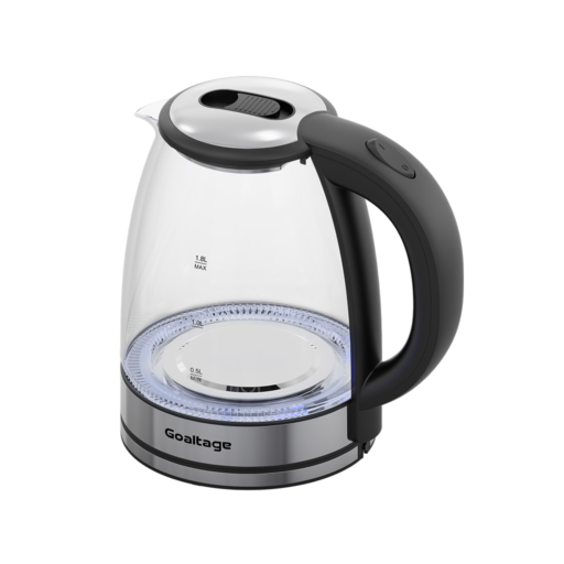 Goaltage KTL01 AquaGlow Electric Kettle Goaltage KTL01 AquaGlow Electric Kettle with Quick Boiling, Automatic Shut-Off, Heat-Resistant Handle, LED Indicator and Stylish Design GT-KTL01-1500W