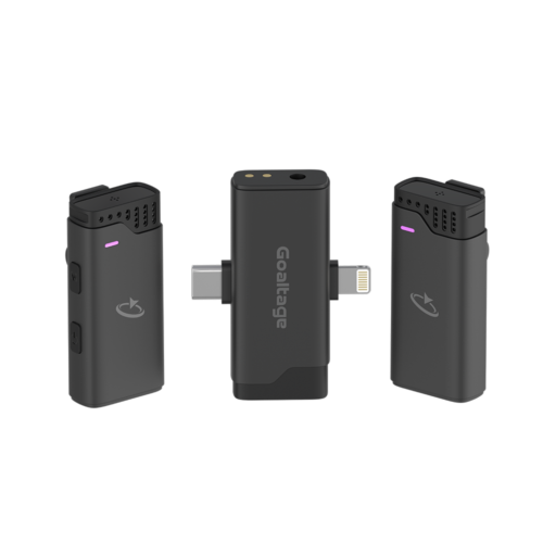 Goaltage MIC01 ClearCast Wireless Lavalier Microphone Goaltage MIC01 ClearCast Wireless Lavalier Microphone with Noise Cancellation, Automatic Pairing, Power Indicator, Magnetic Charging Case and Wide Compatibility GT-MIC01