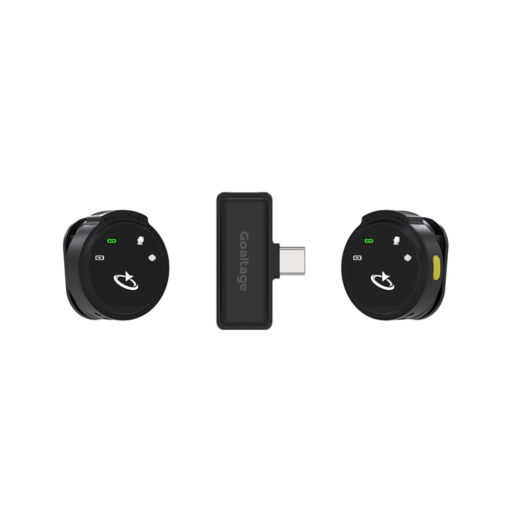 Goaltage MIC02 AirCast Wireless Lavalier Microphone Goaltage MIC02 AirCast Wireless Lavalier Microphone with Noise Cancellation, Automatic Pairing, Digital Display, Magnetic Charging Case and Wide Compatibility GT-MIC02