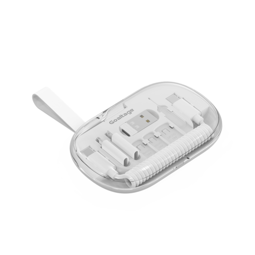 Goaltage ORG01 SyncBox Cable Organizer Goaltage ORG01 SyncBox Cable Organizer Including SIM Card Storage, High-Speed Data Transfer Tools, Silicone Strap, Compact Design and Universal Compatibility GT-ORG01-DSB