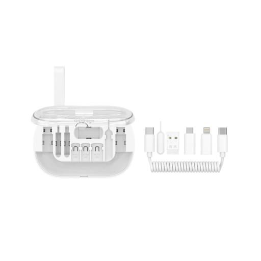 Goaltage ORG01 SyncBox Cable Organizer Goaltage ORG01 SyncBox Cable Organizer Including SIM Card Storage, High-Speed Data Transfer Tools, Silicone Strap, Compact Design and Universal Compatibility GT-ORG01-DSB