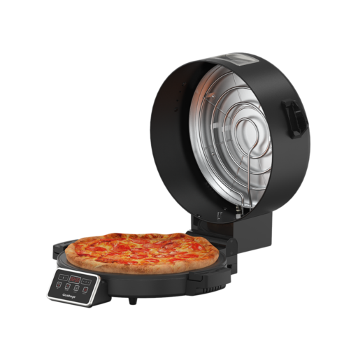 Goaltage OVN01 BakeMaster Electric Pizza Oven Goaltage OVN01 BakeMaster Electric Pizza Oven with LED Touch Control, Timer and Adjustable Heat, Non-Stick Surface, Soft Closing Mechanism, On-Off Switch and Multi-Purpose Functionality GT-OVN01-40