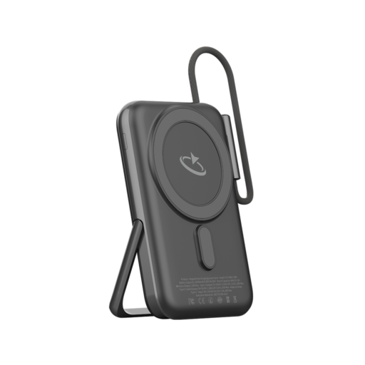 Goaltage PB03 MagCharge 10K Power Bank 20W Goaltage PB03 MagCharge 10K Power Bank 20W with Dual Built-in USB-C Cable, mini Display and Fast-Charge MagSafe Functionality GT-PB03-20W
