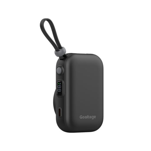 Goaltage PB04 MagSync 10K Power Bank 20W Goaltage PB04 MagSync 10K Power Bank 20W with Dual Built-in USB-C Cable, mini Display and Fast-Charge MagSafe Functionality GT-PB04-20W