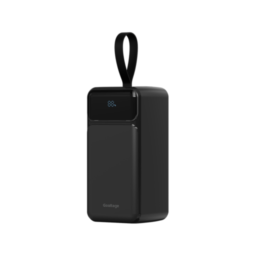 Goaltage PB05 ChargePro 50K Power Bank 65W Goaltage PB05 ChargePro 50K Power Bank 65W with On-Off Switch, Carrying Strap, Display, Multi-Port Fast Charging Functionality GT-PB05-65W