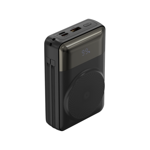 Goaltage PB11 FlexCharge 20K Power Bank 22W Goaltage PB11 FlexCharge 20K Power Bank 22W with Built-In Cable, Power Indicator, Quick Wireless Charging, Multi-Port and Stand Functionality GT-PB11-22W