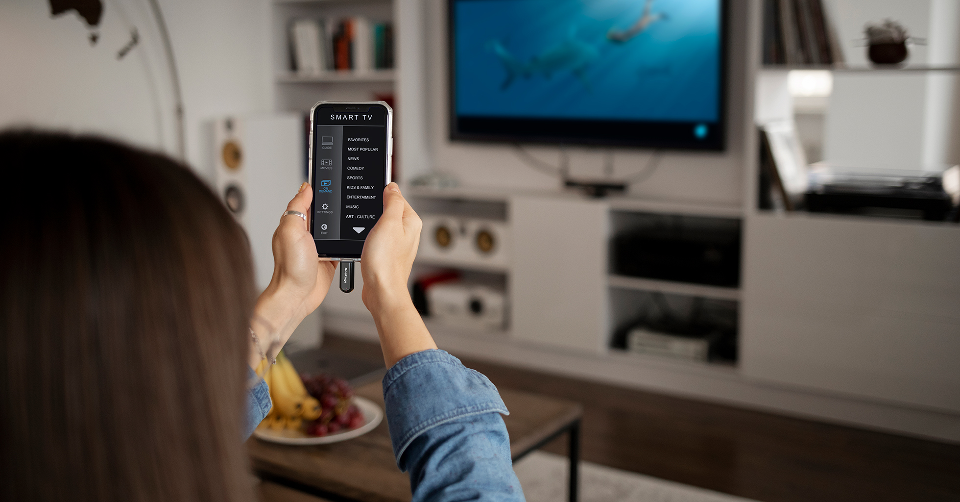Goaltage RMC01 Unify Mini Smartphone IR Remote Controller with Wide Compatibility, Mobile App, Intelligent Control and Compact Design