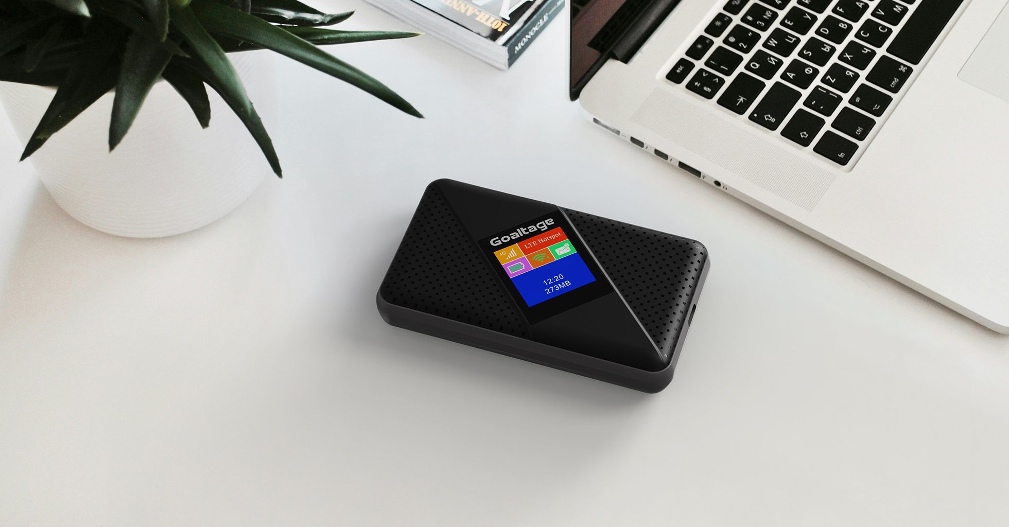 Goaltage RTR01 ProLink 4G Mobile WiFi Router with High-Speed Connectivity, 10 Users Capacity, Maximum Security and Multi-Language Support