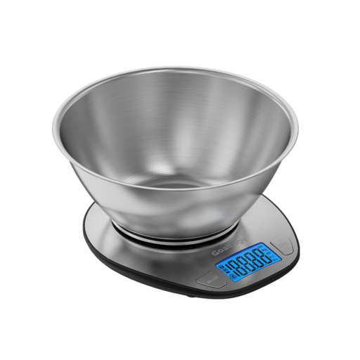 Goaltage SCL02 TrueMeasure Digital Kitchen Scale Goaltage SCL02 TrueMeasure Digital Kitchen Scale with Multi Measuring Units, Liquid Measurement, Overload Alert, High-PrecisionTare and Auto-off Functionality GT-SCL02-KC