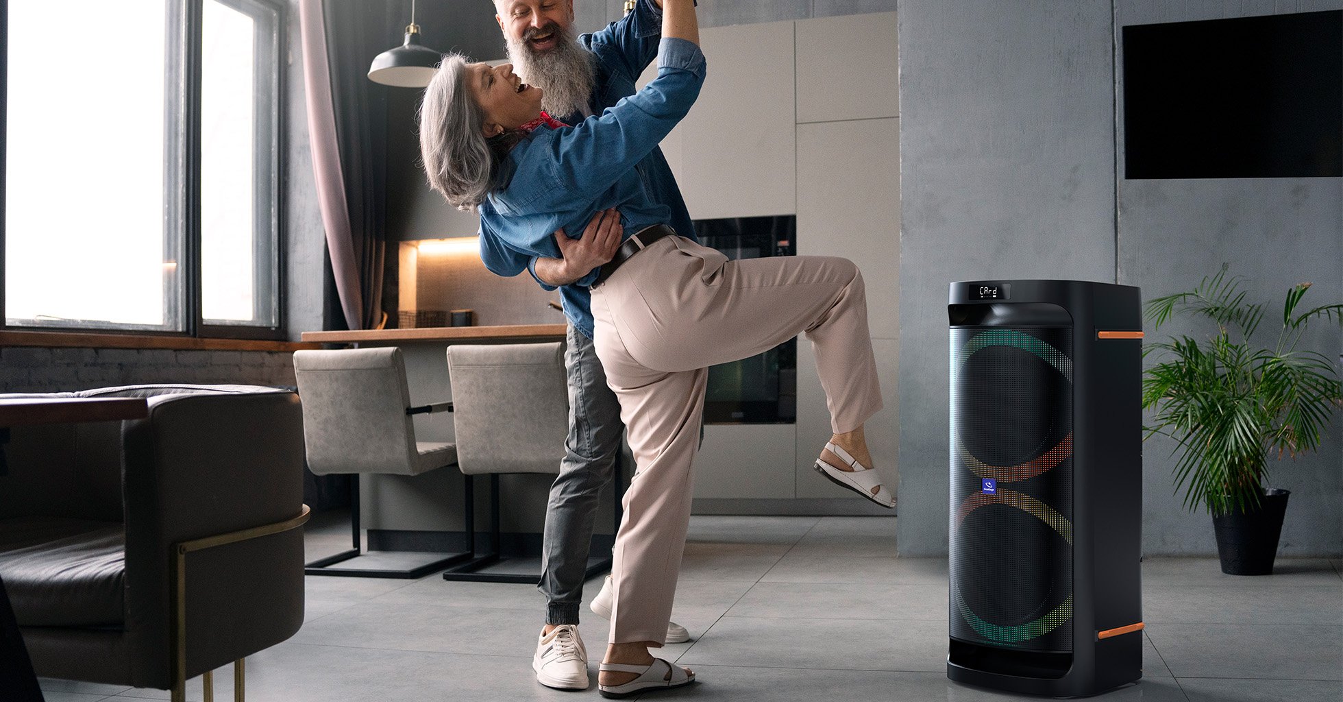 Goaltage SP02 SoundBox Party Speaker including Remote Control and Wireless Microphone with High-Power Wireless Bluetooth Connection