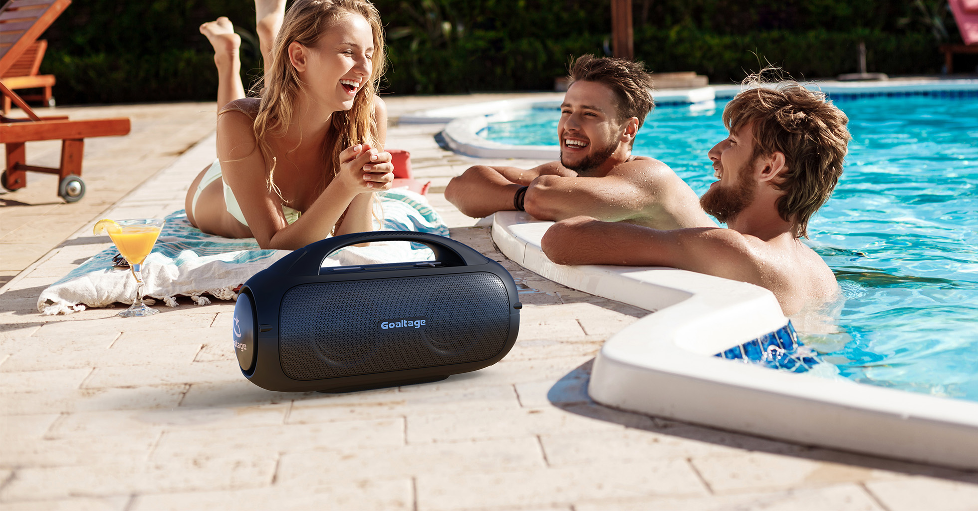 Goaltage SP05 SoundPal Portable Speaker with Splash Resistant and Water Proof Functionality