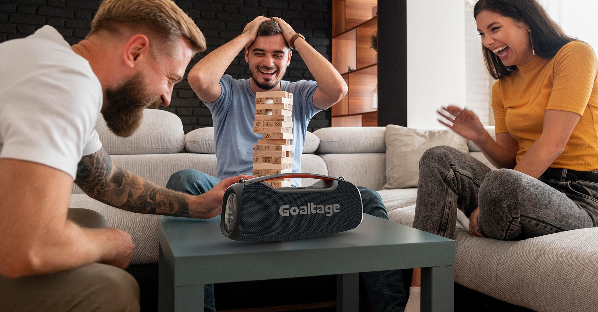 Goaltage SP07 SoundPal Portable Speaker including Wireless Microphone with Splash Resistant Functionality