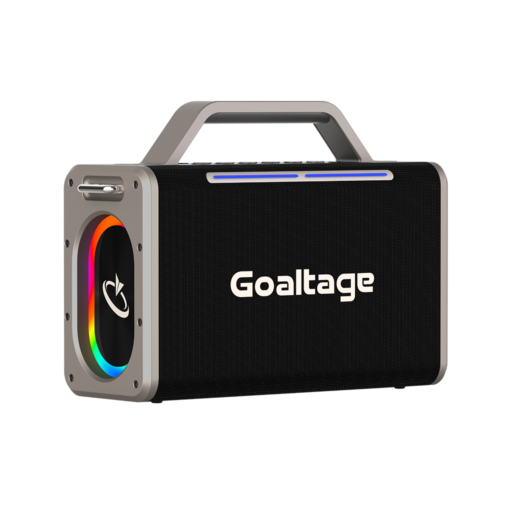 Goaltage SP09 KaraokeBeat Portable Speaker Goaltage SP09 KaraokeBeat Portable Speaker including Two Wireless Microphones with Water Proof and Magic Sound Functionality GT-SP09