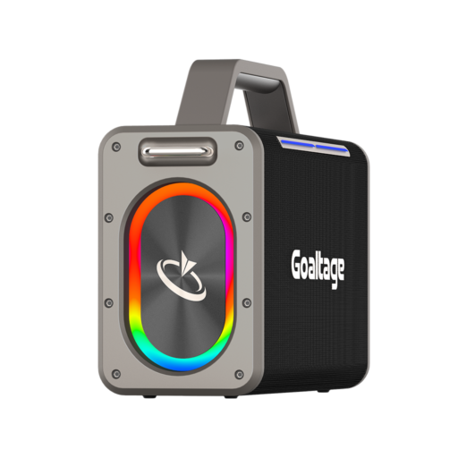 Goaltage SP09 KaraokeBeat Portable Speaker Goaltage SP09 KaraokeBeat Portable Speaker including Two Wireless Microphones with Water Proof and Magic Sound Functionality GT-SP09