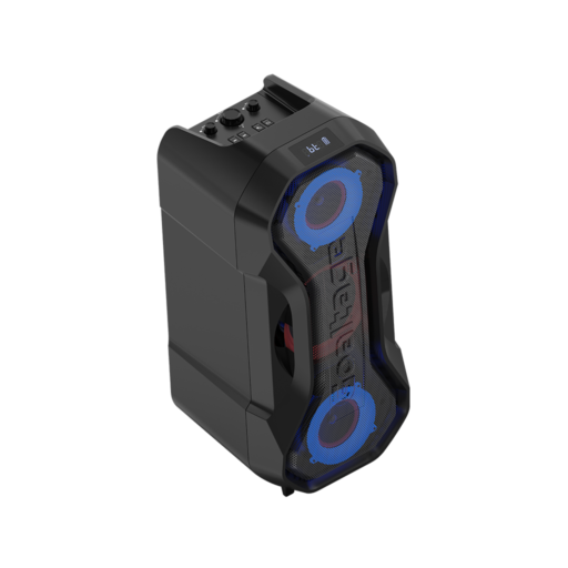 Goaltage SP15 BassFusion Party Speaker Goaltage SP15 BassFusion Party Speaker including Wireless Microphone, Multiple Connections, RGB Lights,TWS Functionality and Splash Proof Design GT-SP15