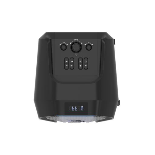 Goaltage SP15 BassFusion Party Speaker Goaltage SP15 BassFusion Party Speaker including Wireless Microphone, Multiple Connections, RGB Lights,TWS Functionality and Splash Proof Design GT-SP15