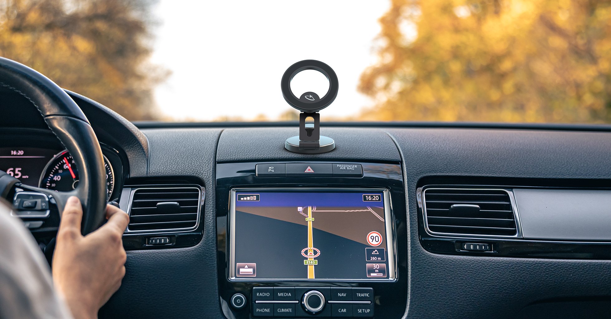 Goaltage STD02 Orbit Car Mount with Strong Magnetic Holder and 360 Degree Adjustment Level
