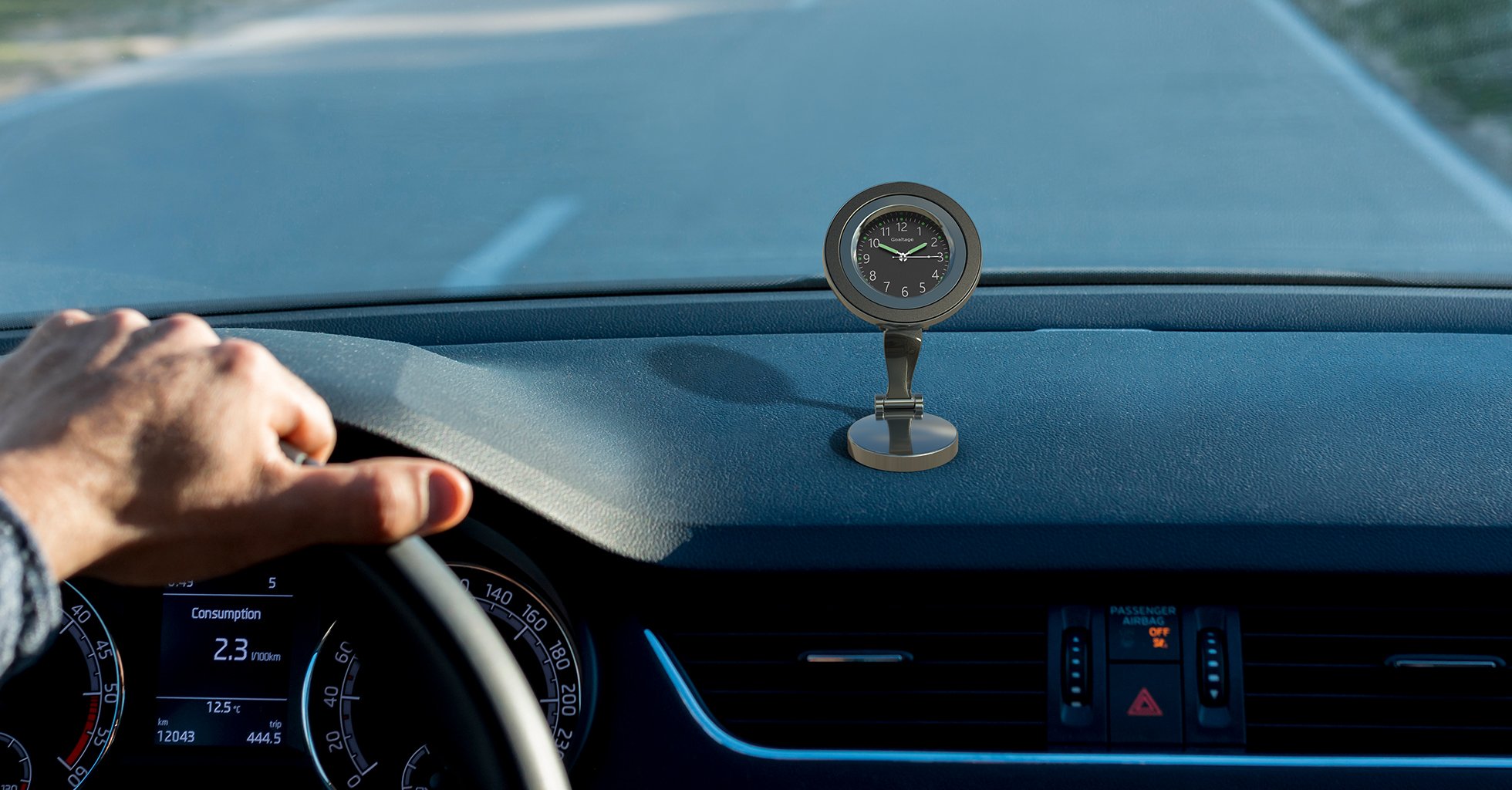 Goaltage STD06 ClockGrip Car Mount with Magnetic Foldable and Adjustable, Lightweight Design, Dual Purpose Functionality